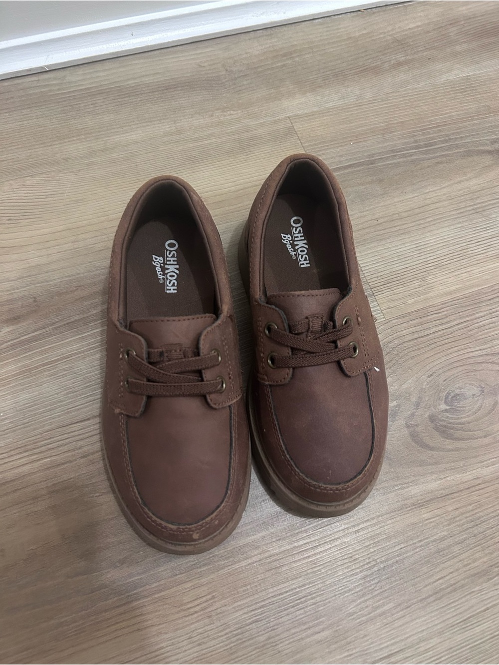 OshKosh Brown Casual Lace-Up Kid’s Shoes